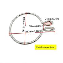 Polished Finish Anchor Retrieving System Silver Color Anchor Ball Retrieve Ring  Marine Application 182mm/7.17in