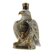 Eagle Whiskey Glass Decanter, 350ml 250th Anniversary Eagle Shaped Glass Bottle for Wine Bourbon, Unique Bar Decor & Gift for Men A