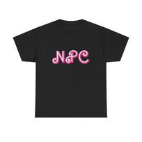NPC Meme funny gift Prank Pink biker rock shirt 2XL
