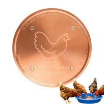 Bird Bath Purification Disk 4 Inches Water Purification Disc Copper Cleaning Disk For Outdoor Garden Patio Lawn Fountain Bowl