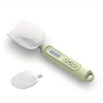 Electronic Digital Spoon Scale LCD Screen High Precision Weight Measuring Spoon Mini Convertible Units Kitchen Scale Baking žalia