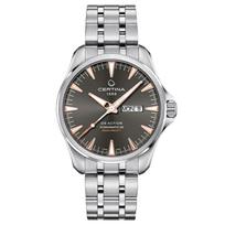 CERTINA Rudas Ciferblatas Kinetic Serija Mechaninis Laikrodis Madingas Dvigubas Kalendorius Verslo Vyrų Laikrodis Automatinis Mechaninis Judėjimas C032.430.11.081.01 ruda