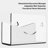 Desktop Mail Sorter Acrylic Letter Envelope Rack Wall Mount Mail Holder For Home Office Apartment Dormitory Study Living Room China Mainland