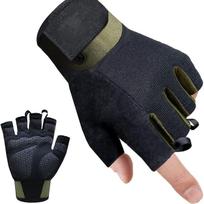 Outdoor Sports Gloves, Fitness Gloves, Rock Climbing Gloves, Mountaineering Gloves, Breathable Wrist Gloves, Half-finger Cycling Tactical Gloves M juoda