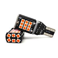 2 vnt W16W LED lemputė 12-24V CANBUS 1200lm raudona visureigis ryškiai raudonos spalvos