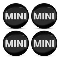 4 vnt./komplektas Automobilio ratlankių centriniai dangteliai Emblema Automobilio priedai Mini Cooper R50 R52 R53 R55 R56 R60 R61 F54 F55 F56 F60 Clubman juoda