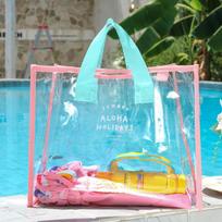 NuFeng Transparent Hand-carry Swimming & Beach Bag