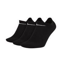 Nike Unisex Dri-FIT Running Ankle Socks (3-Pair Pack) S juoda