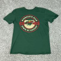 Minnesota Wild Shirt Mens Large Green NHL Hockey State of Hockey Graphic Tee 3XL