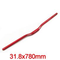 WAKE aliuminio lydinio DH nusileidimo lenktyninis kalnų dviračio vairas 31.8*780mm dviračio ilgas pakėlimas raudona