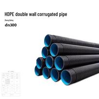 Zheng Qixing HDPE dvigubos sienelės gofruotas vamzdis juoda spalva