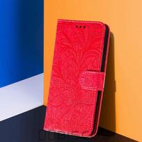 Case for Xiaomi Mi 11 Lite 5G NE Wallet Case Card Slot Stand Shockproof PU Leather Magnetic Protective Flip Cover Mi 11 Ultra raudona