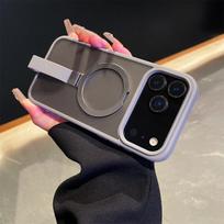 Wrist Strap Matte Transparent Phone Case for apple IPhone 17 Air 16E 16 15 14 Plus 13 12 11 Pro Max  Magnetic Holder Cover iPhone 15 pilka