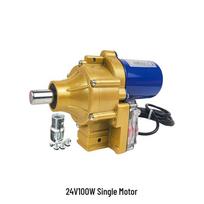 24V 100W elektrinis šiltnamio plėvelės vyniotuvo variklis