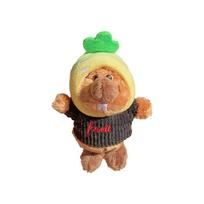 Ural Ground Squirrel Carrot Hat Plush Keychain With Cartoon Design For Bag Accessories