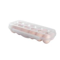 Transparent 12/18 Grids Egg Tray Snap-on Egg Drop Rack Practical Egg Fresh-keeping Case  Kitchen 12 Grids