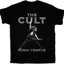 The Cult TShirt Sonic Temple Album Band Tee Unisex T-Shirt S įvairiaspalvis