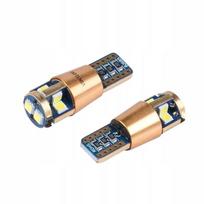 Żarówki W5W T10 Led 12/24V Canbus 6000K White Biała Mocne