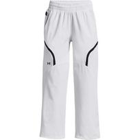 Under Armour Knitted Sweatpants Women's White Moderate Straight Fit Pants 1376927-100 XS