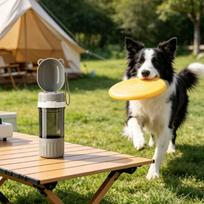 Pet Water Bottle Strap Carry Portable Pet Water Bottle Easy to Use Food-Grade Plastic for Cats, Outdoor, Camping