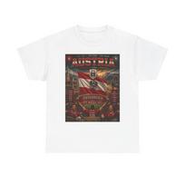 Austria Football Fan T-Shirt | Österreich Soccer Supporter Tee | Austrian Graphic Shirt | Austria Pride Apparel | National Team Fan Shirt 4XL
