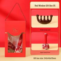 New Year Red Gift Box Set for Team Building, Anniversary, Lottery, and Annual Meeting Souvenir