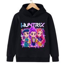 Toddler Girl Clothes KPop Demon Hunters Fashion Hoodie Clothes Child Girl Movie New Sweatshirts K-Pop Demon Hunters Casual Tops 110