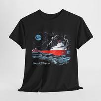 VTG Edmund Fitzgerald GORDON LIGHTFOOT Shirt Classic Black Unisex S-5XL Unisex T-Shirt XL