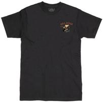 Autentiškas LUCKY 13 Hell Diver T-shirt Juodas S NAUJAS S black