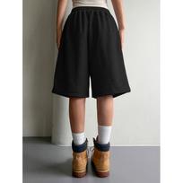 Female Summer Lightweight 5-Inch Sports Shorts: Loose-Fit, Wide-Leg, Casual Drawstring Mid-Length Shorts XS juoda