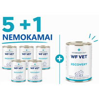 WF VET Recovery šunims ir katėms 5x400g + 400g NEMOKAMAI