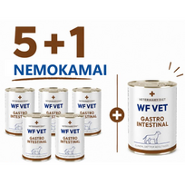 WF VET Virškinimo trakto šunims 5x400g + 400g NEMOKAMAI
