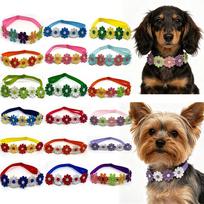 50/100pcs Dog Bowtie Small Dog Bowtie Bulk Dogs Accessories Fashion Dog Bow Tie Pet Supplies Pet Flowers Collars for Small Dogs (as the picture,50pcs)