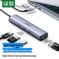 UGREEN Type-C 4-in-1 USB Hub with Gigabit Ethernet
