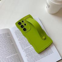 Curly Wave Silicone Wrist Strap Holder Case For For Samsung Galaxy S25 Edge S24 S23 S22 S21 S20 FE Note 20 Ultra Note 10 Plus Cover Galaxy S21 5G
