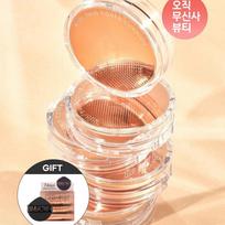 [Free Gift: 7 Puffs] Nudy Thin Cover Cushion 12g SPF50+ PA+++ (Pure Cream/Pure Beige) Pure Beige + 7 Puffs Gift [B0011481]