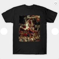 Scottie Pippen vs Patrick Ewing Marškinėliai S