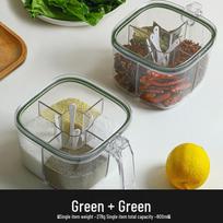 Qiwei Four-in-One Enamel Seasoning Box Set