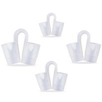 4 Pcs Nose Vent Sinus Relief Dilator Soft Silicone Vent Nasal Dilators Device Nose Clip No Strips Nose Clip for Nasal Snorers