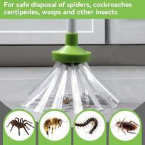 Long Handle Spider Catcher Handheld Humane Small Animals Quick Capture Tool for Balcony Yard Porch Patio Garden Outdoor China Mainland