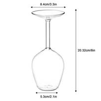 Upside Down Wine Glasses 14 Fl Oz Upside Down Cocktail Glass Modern Drinkware Fancy Cup For Travel Beer Restaurant Wedding 400ml gryna