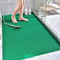 Hollowed Out Floor Mats PVC Drainage Rubber Rug Waterproof Mats  Bathroom Kitchen Swimming Pool žalia