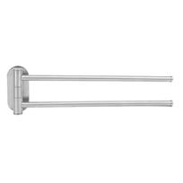 Brushed Finish Towel Holder Swivel Towel Rack  Bathroom Kitchen Washroom Bedroom