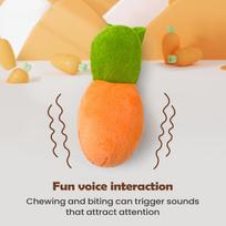 Treat Dispensing Dog Toys Safe Long Lasting Carrot Shape Feeders Treat Dispensing Dog Toy For Puppy Pet Indoor Outdoor Home CHINA