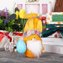 Knitted Rabbit and Rudolph Carrot Dolls: Easter Home and Festival Decorations