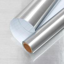 Metal Style Wallpaper Decorative Peel and Stick Film Brushed Silver/Gold Contact Paper PVC Waterproof House Appliance DIY Decal 45cm x 1m