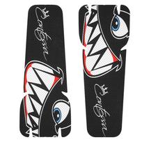 Shark Print Bike Handlebar Sticker 3D PVC Road Bike Handlebar Tape Scratch Resistant Mountain Bike Handlebar Protective Stickers