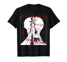 Disney Villains Halloween Cruella Magazine Cover T-Shirt_ XL