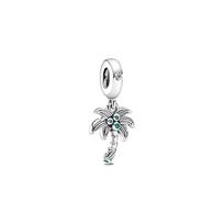 Pandora Palmių Medis Ir Kokoso Riešutas Pakabukas Moteriškas pakabukas Sidabrinis 799438C01 Multicolor