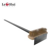 Baking Accessories Pizza Stone Pizza Peel Shovel Dough Cutter Wheeled Oven Copper Wire Brush with Long Handle Pizza Oven Tool Customziable